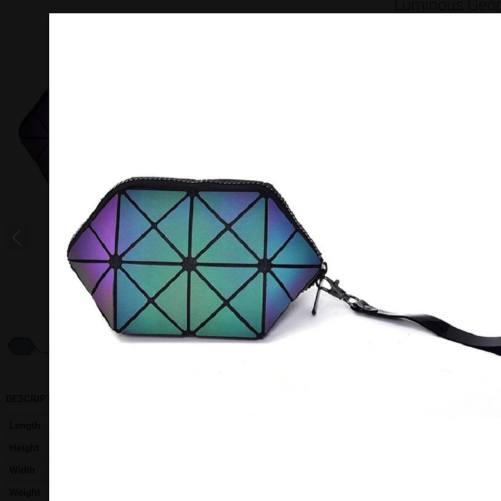 Women’s luminous small wristlet